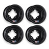 Pack 4 Jantes Aluminium Douglas A5 Noir Superquadeur 10x5 /10x8 Kawasaki