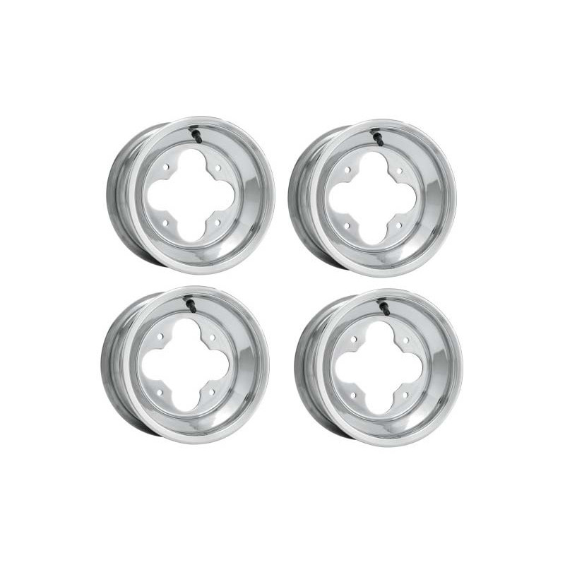 Pack 4 Jantes Aluminium Douglas A5 Superquadeur 10x5 /10x8 Honda