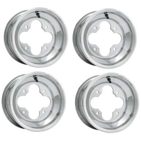 Pack 4 Jantes Aluminium Douglas A5 Superquadeur 10x5 /10x8 Honda
