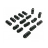 Lot de 16 écrous Noir Conique Moose 3/8 Polaris