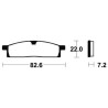 Lame À Neige Seule Kimpex Click n go 2 Quad/Ssv 137 Cm