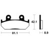 Kit De Fixation Pour Lame À Neige Kimpex Click n go 2  Ranger Polaris