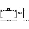 Plaquettes De Frein Mrr131 Métal Fritté