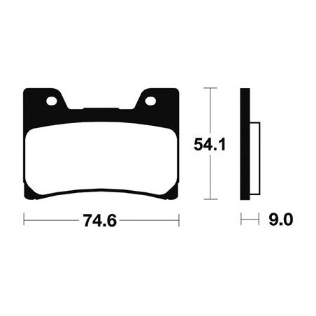Plaquettes De Frein Mf145 Métal Fritté