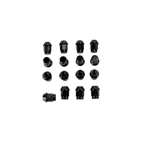 Ecrou de Roue Conique Noir Douglas 10x1.25