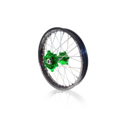 Roue Avant Complète Art 21X1.60 Jante Noire/Moyeu Vert Kx250F Kawasaki
