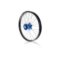 Roue Avant Complète Art 21X1.60 Jante Noire/Moyeu Bleu Yz250F