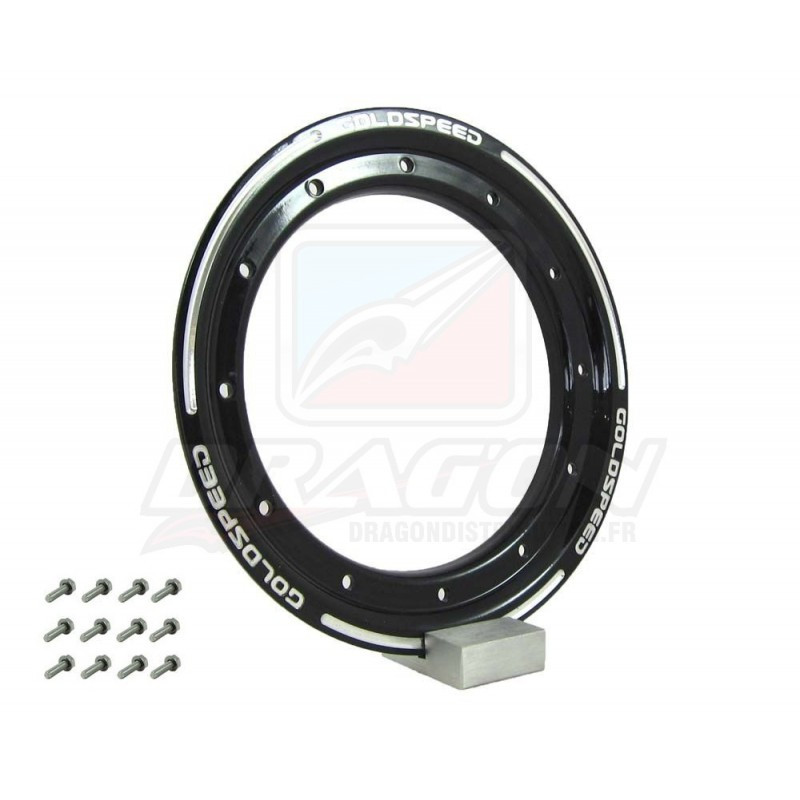 Jante avant Beadlock HiPer  TECH3 10x5 4x156 3+2 noire Quad