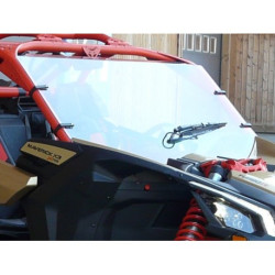 Pare Brise Polycarbonate Avec Essuie Glace 175° Maverick X3 XRS can-am fabrication française
