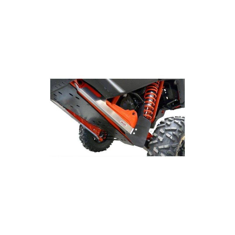 Protection Bras AR Alu + bavette PHD anti projection Maverick X3 Can-Am