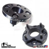 Elargisseurs Aluminium Noir +35mm 4x110 YXZ 1000 Yamaha Avant 2018 Inclus