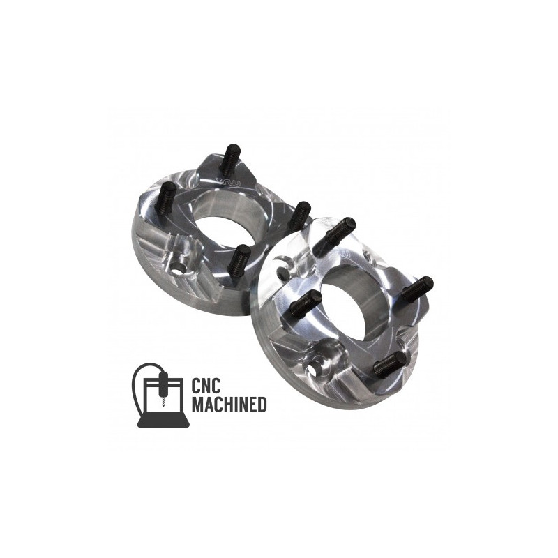 Elargisseurs de Voies Aluminium 4x156 + 3.50 cm RZR 900 Polaris 2015 et plus