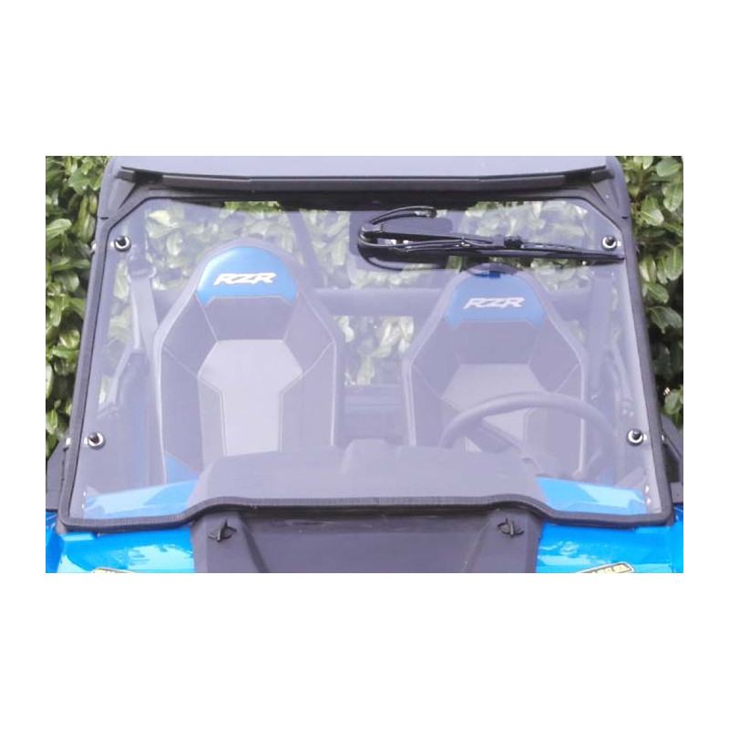 Pare Brise Polycarbonate + Essuie Glace 180°+ Lave Glace RZR 900 XP Polaris fabrication française