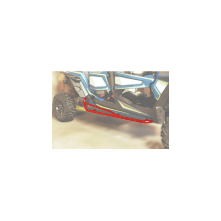 Protections Latérales Acier Rouge RZR 1000 4 Places Polaris