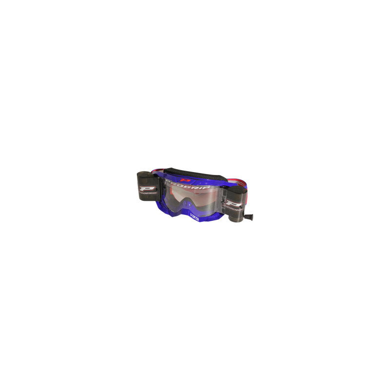 Masque Cross Progrip 3303 MX Vista America roll off bleu
