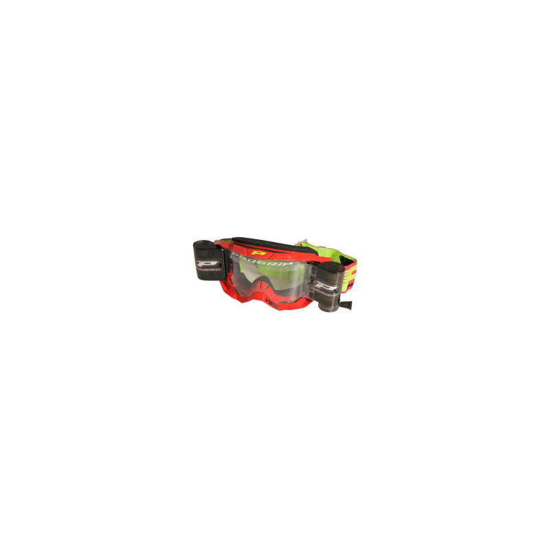 Masque Cross Progrip 3303 MX Vista America roll off Rouge
