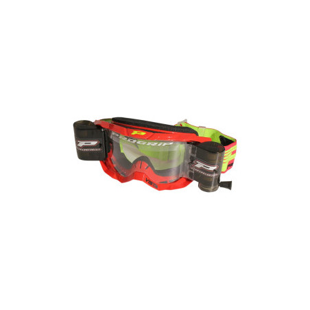 Masque Cross Progrip 3303 MX Vista America roll off Rouge