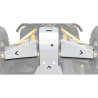 Protections Triangles Avant Aluminium YXZ 1000 Yamaha XRW