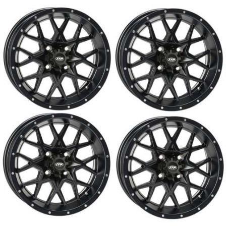 Pack 4 Jantes ITP Hurricane 14x7 4X137 5+2 Quad SSV