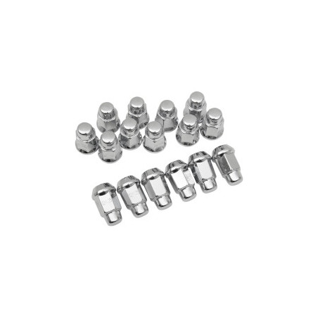 Lot de 16 écrous Chrome Conique 60° 12x1.25
