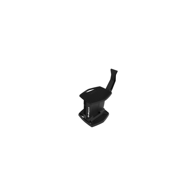 Lève Moto Béquille De Stand Pliable Noir POLISPORT