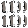 Kit Plaquettes de Frein Avant et Arrière RZR 800 Polaris