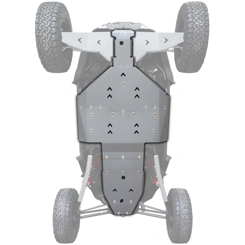 Protection Centrale Aluminium XRW RZR TURBO S Polaris