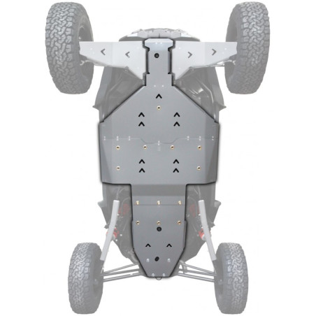 Protection Centrale Aluminium XRW RZR TURBO S Polaris