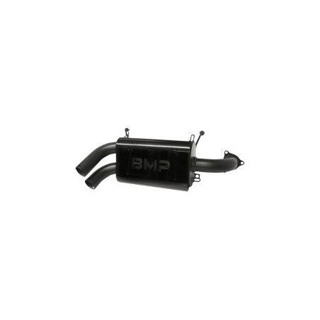 Silencieux Double BARREL Noir BMP RZR XP Turbo S Polaris