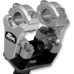 Pontets Réhausseurs Pivotants Elite Silver +51mm sur pontet 22mm
