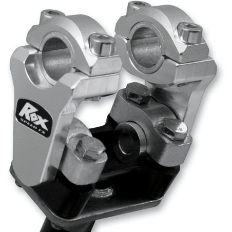 Pontets Réhausseurs Pivotants Elite Silver +51mm sur pontet 22mm