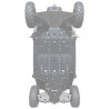 Protection de Triangles Arrière Aluminium Maverick Sport Can-am XRW