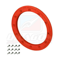 Frette PHD et Visserie GOLDSPEED Beadlock 9 pouces Rouge