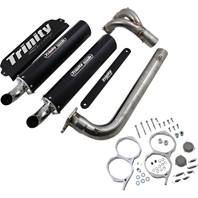 Ligne complète Double Stage 5 Trinity Racing Noire RZR PRO XP 1000 Polaris