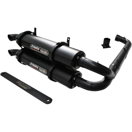 Ligne complète Double Stage 5 Trinity Racing Noir Mat RZR PRO XP 1000 Polaris