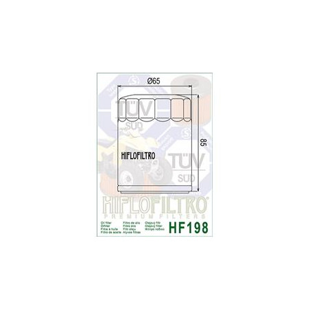 Filtre à Huile Hiflofiltro Scrambler 850 Polaris
