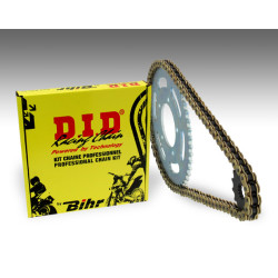 Kit chaîne D.I.D 520 type ERT2 10/22 (couronne standard) 80 LT Suzuki
