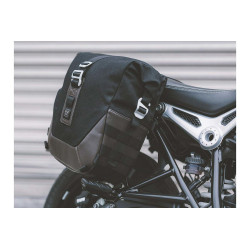 Set sacoches latérales et supports Black Edition BMW R nineT Racer (16-) Legend Gear SW MOTECH