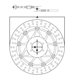 Disque de Frein Arrière TRW Pour 700 Raptor Yamaha