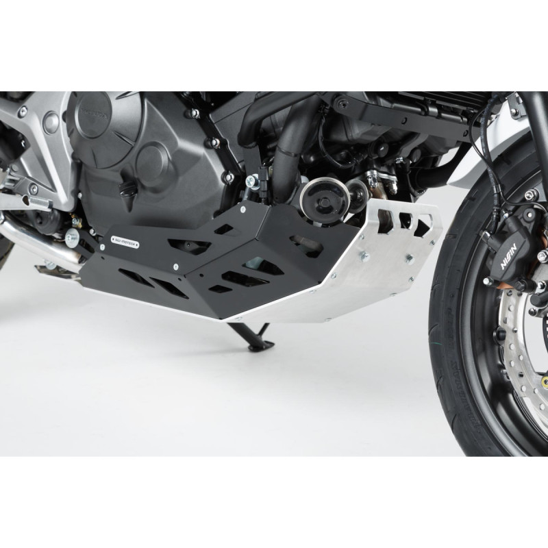 Sabot moteur. Noir/Gris. Honda NC700 / NC750 sans DCT