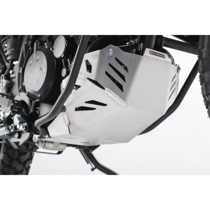 Sabot moteur. Gris. Kawasaki KLR 650 (08-)