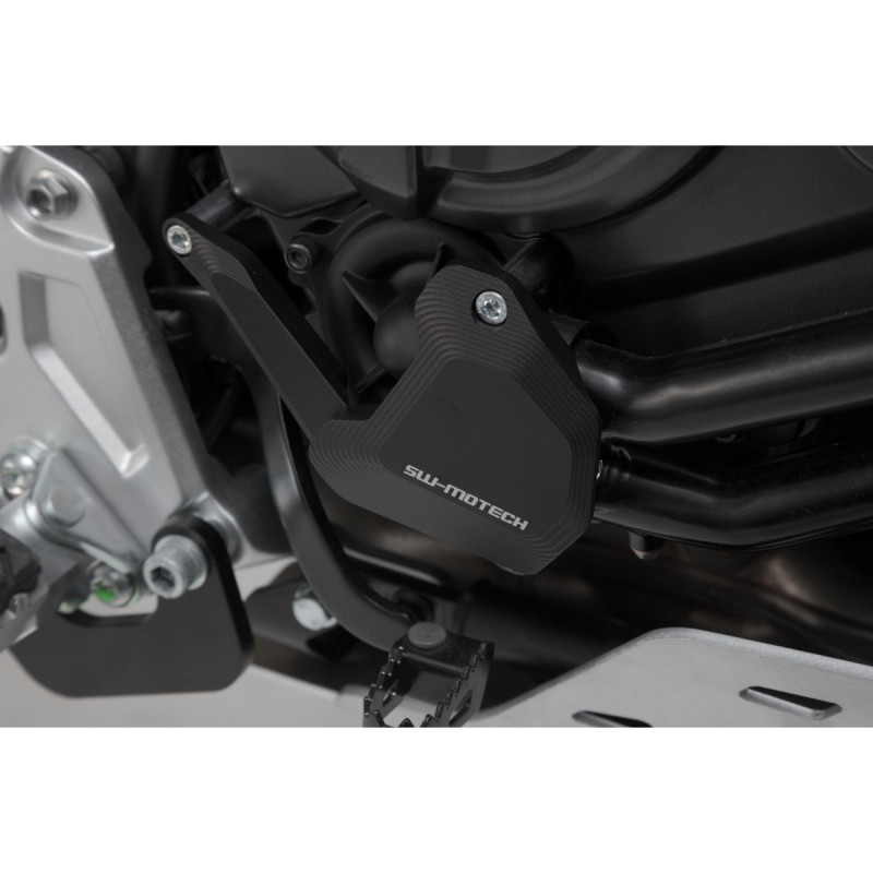 Protection de pompe à eau. Gris/noir. Yamaha Ténéré 700 (19-)