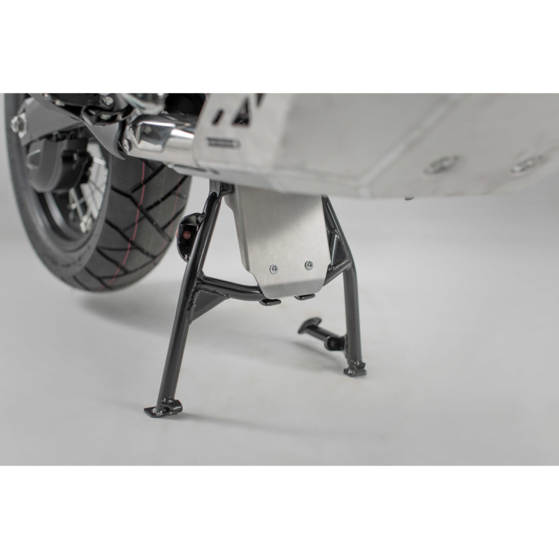 Extension de sabot moteur pour béquille centrale. Gris. Honda CRF1000L Africa Twin (15-17)