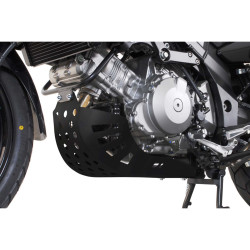 Sabot moteur. Noir. Suzuki DL 1000 V-Strom / Kawasaki KLV 1000