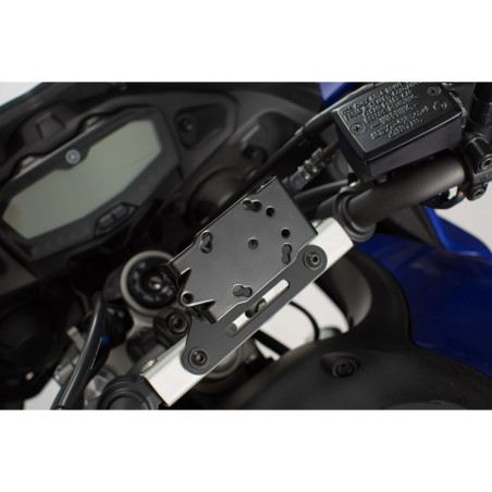 Support GPS pour guidon. Noir. Yamaha MT-07 Tracer (16-)