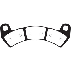 Plaquettes de Frein Avant Métal Fritté Haute Performance EBC RZR 1000 Turbo Polaris 168 cv