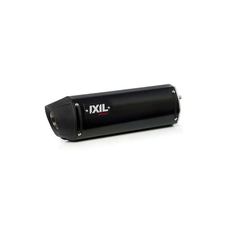 Silencieux IXIL Hexoval Xtrem inox / alu noir - Kawasaki ER-6