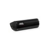 Silencieux IXIL Hexoval Xtrem inox / alu noir - Kawasaki ER-6