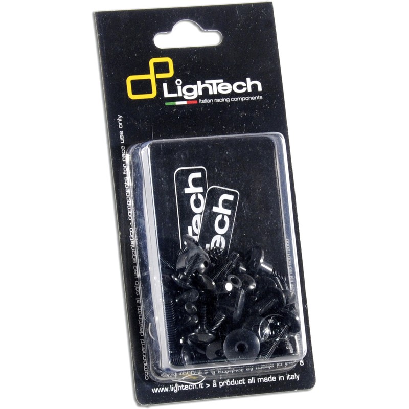 Kit vis de cadre LIGHTECH ergal noir - Triumph Speed Triple 765R / RS