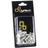 Kit vis de cadre LIGHTECH ergal argent - Triumph Speed Triple 765R / RS